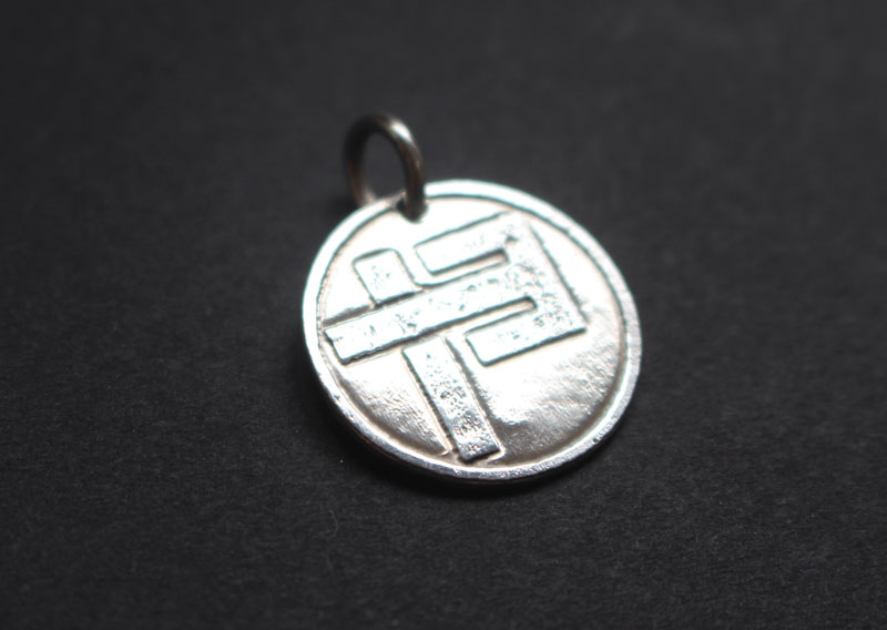 Indochine 13, French rock group pendant in silver