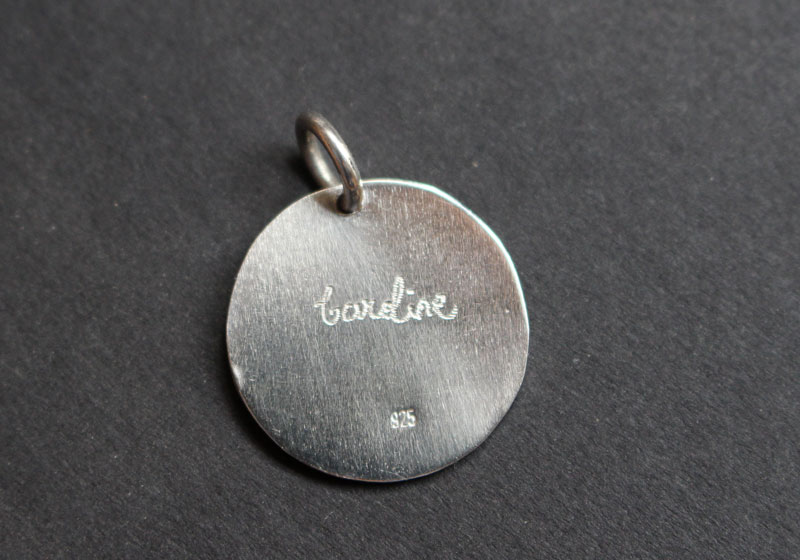 Indochine 13, French rock group pendant in silver