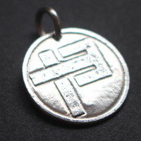 Indochine 13, French rock group pendant in silver