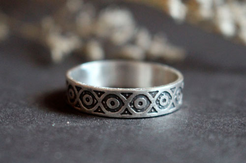 Livunn ring, Viking jewelry in sterling silver